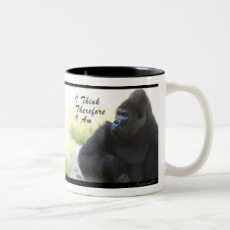 De Café Em Dois Tons Caneca da conversa do gorila