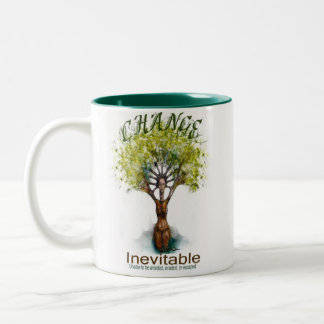 De Café Em Dois Tons caneca da cor