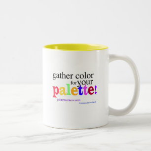 De Café Em Dois Tons Caneca da cor do recolhimento