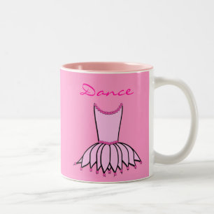 De Café Em Dois Tons Caneca da dança