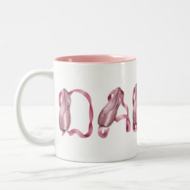 De Café Em Dois Tons Caneca da dança do KRW (Esquerda)