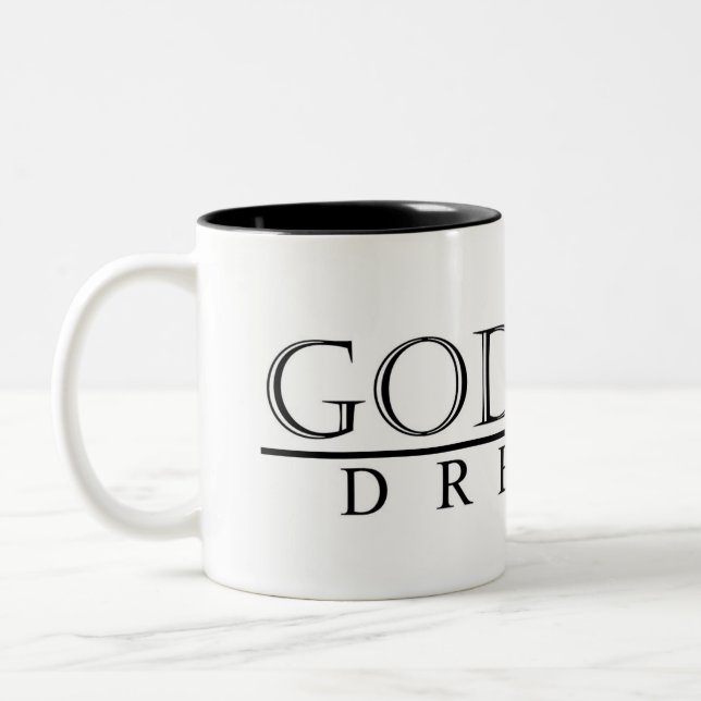 De Café Em Dois Tons Caneca da deusa (Esquerda)