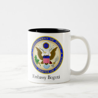 De Café Em Dois Tons Caneca da embaixada