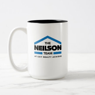 De Café Em Dois Tons Caneca da Equipe Neilson – Branca