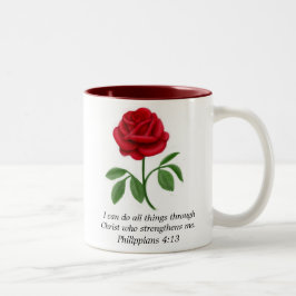 De Café Em Dois Tons Caneca da escritura da bíblia do 4:13 dos