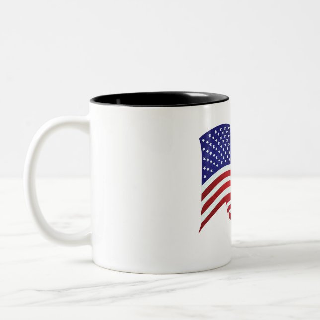 De Café Em Dois Tons caneca da estátua da liberdade (Esquerda)