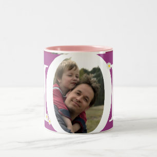 De Café Em Dois Tons Caneca da foto da mamã
