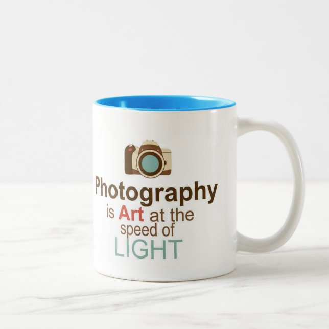De Café Em Dois Tons Caneca da fotografia (Direita)