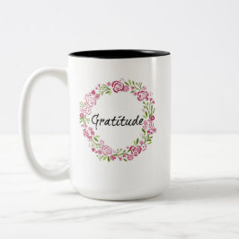 De Café Em Dois Tons Caneca da gratitude