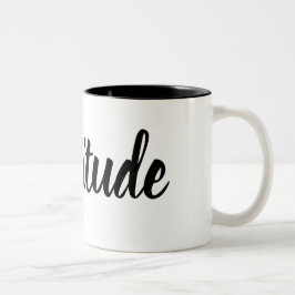 De Café Em Dois Tons Caneca da gratitude