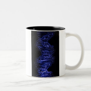 De Café Em Dois Tons Caneca da hélice dobro do ADN