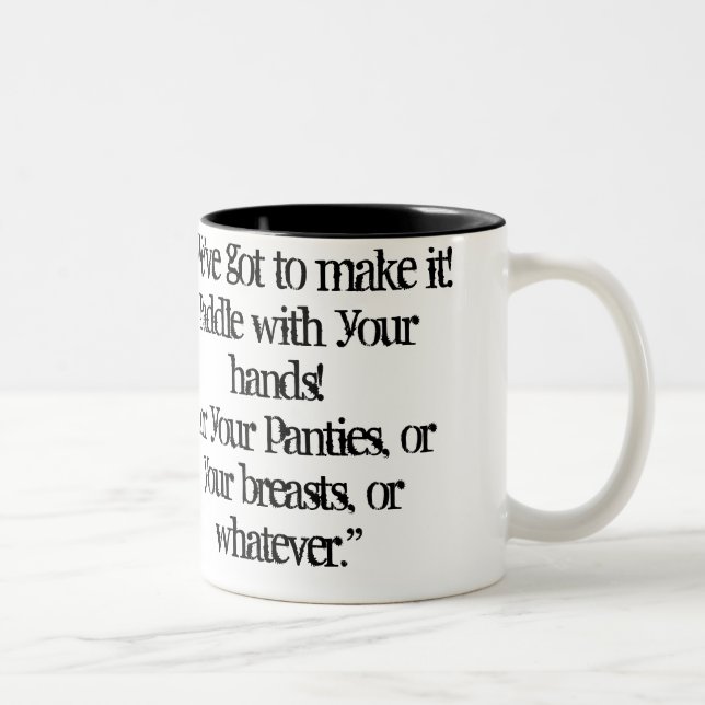 De Café Em Dois Tons Caneca da ilha da aranha (Direita)