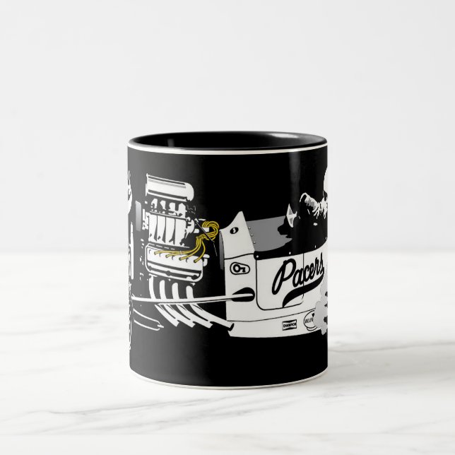 De Café Em Dois Tons Caneca da imagem do Roadster (Centro)