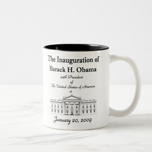 De Café Em Dois Tons Caneca da inauguração (Direita)