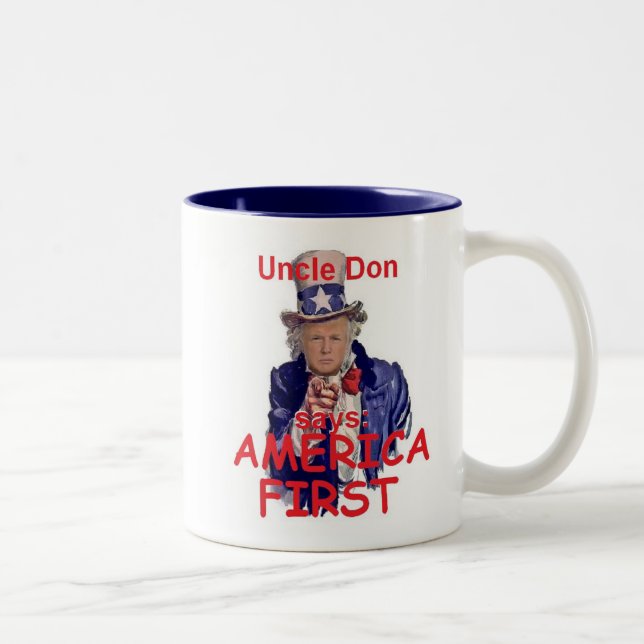 De Café Em Dois Tons Caneca da INAUGURAÇÃO do TRUNFO (Direita)