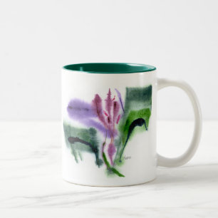 De Café Em Dois Tons Caneca da íris