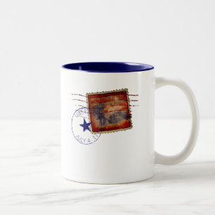 De Café Em Dois Tons caneca da liberdade