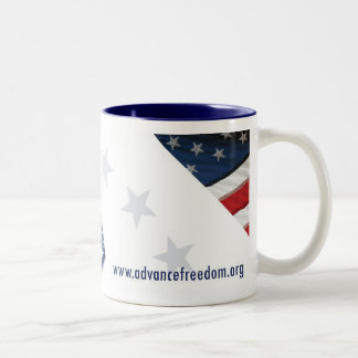 De Café Em Dois Tons CANECA da liberdade