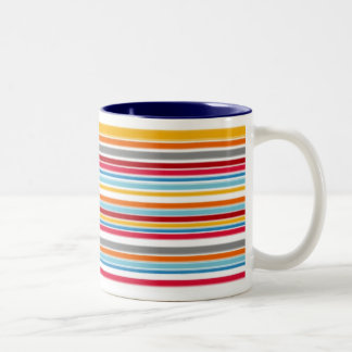 De Café Em Dois Tons Caneca da listra