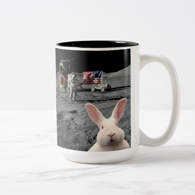 De Café Em Dois Tons Caneca da lua (Direita)
