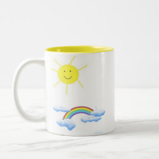 De Café Em Dois Tons Caneca da luz do sol