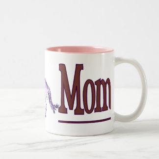 De Café Em Dois Tons Caneca da mamã do celeiro - adestramento
