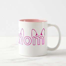 De Café Em Dois Tons Caneca da mamã do Corgi
