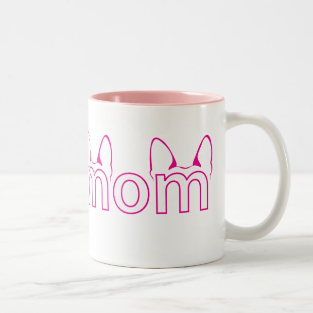 De Café Em Dois Tons Caneca da mamã do Corgi (Direita)