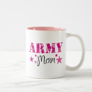 De Café Em Dois Tons Caneca da mamã do exército