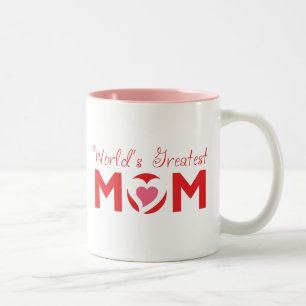 De Café Em Dois Tons Caneca da mamã do mundo a grande