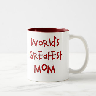 De Café Em Dois Tons Caneca da mamã do mundo a grande