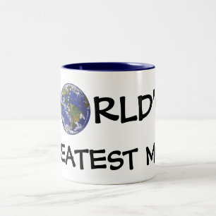 De Café Em Dois Tons Caneca da mamã do mundo a grande