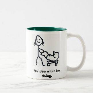 De Café Em Dois Tons Caneca da mamã do recruta
