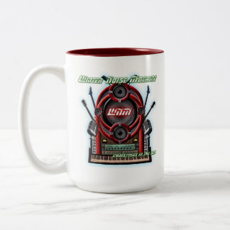 De Café Em Dois Tons Caneca da máquina do ruído do inverno