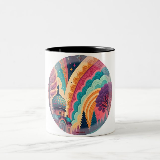 De Café Em Dois Tons Caneca da Mesquita Arco-Íris Caprichosa – Personal (Centro)