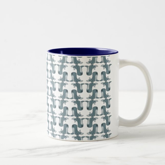 De Café Em Dois Tons Caneca da morsa (Direita)
