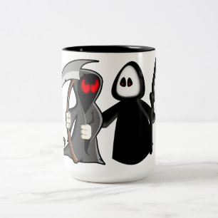 De Café Em Dois Tons Caneca da morte do Ceifador