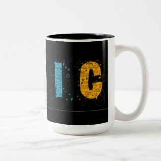 De Café Em Dois Tons Caneca da música