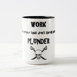 De Café Em Dois Tons Caneca da pilhagem