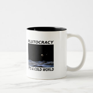 De Café Em Dois Tons Caneca da plutocracia