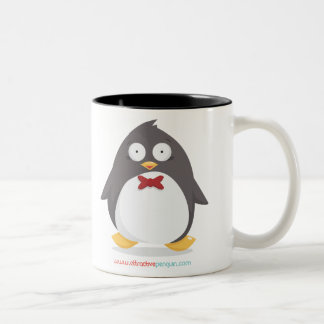 De Café Em Dois Tons Caneca da poção do pinguim