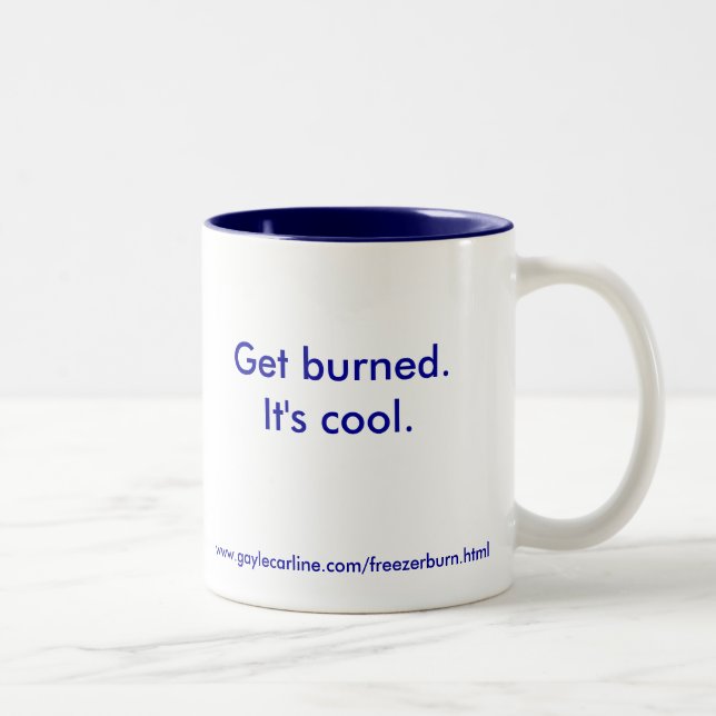 De Café Em Dois Tons Caneca da queimadura do congelador (Direita)