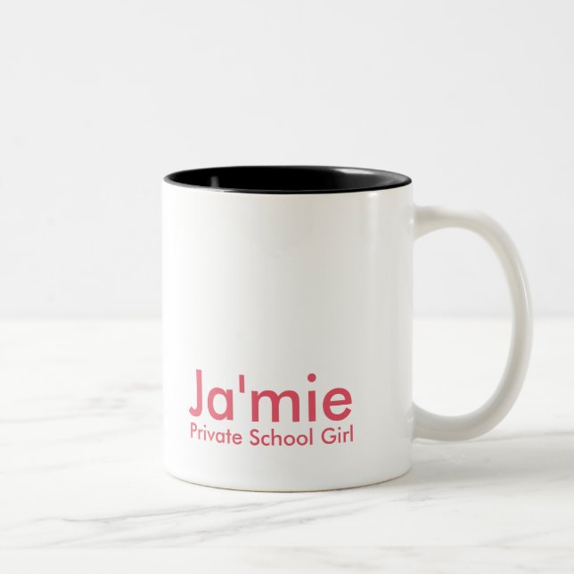 De Café Em Dois Tons Caneca da quiche (Direita)