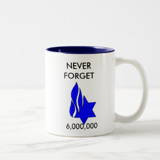 De Café Em Dois Tons Caneca da relembrança do holocausto