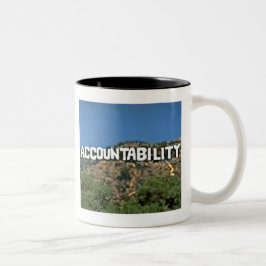 De Café Em Dois Tons Caneca da responsabilidade