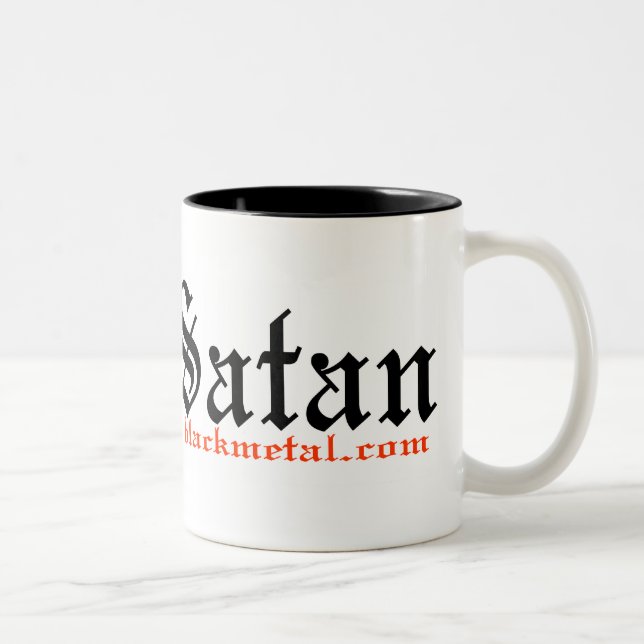 De Café Em Dois Tons Caneca da satã da saraiva (Direita)