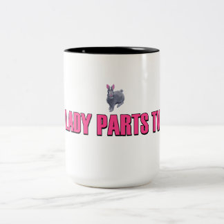 De Café Em Dois Tons Caneca da senhora Parte TEVÊ