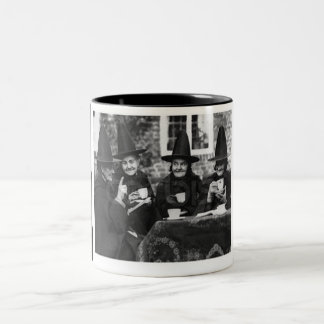 De Café Em Dois Tons Caneca da sociedade do chapéu negro
