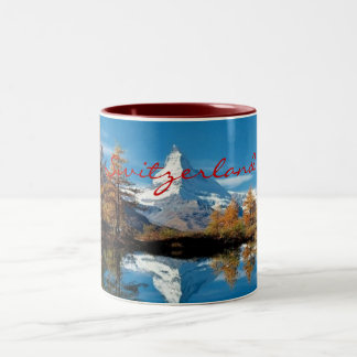 De Café Em Dois Tons Caneca da suiça