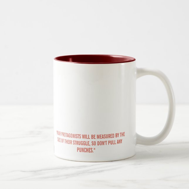 De Café Em Dois Tons Caneca da tinta invisível (Direita)